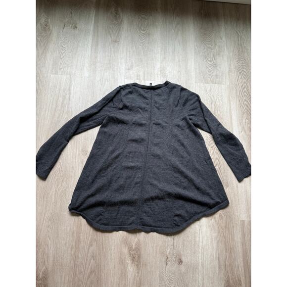 Eileen Fisher Charcoal Gray pullover sweater, long sleeve, women’s size small - Picture 5 of 6